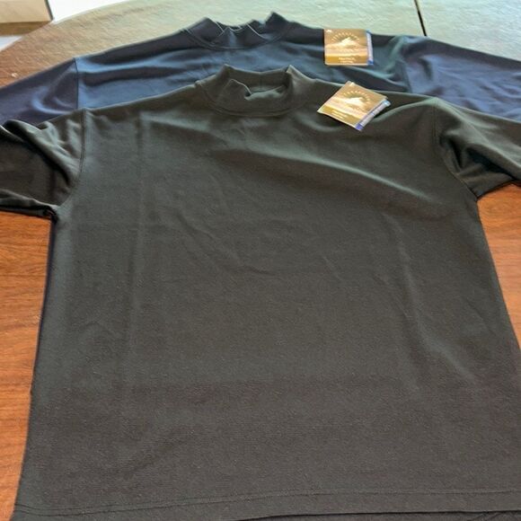 Forrester’s golf Other - NWT 2 Forrester’s Golf Mock T-neck Black & Navy Shirts